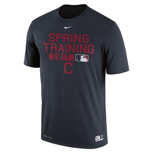 MLB Men's Cleveland Indians Nike Black 2017 Spring Training Authentic Collection Legend Team Issue Performance T-Shirt